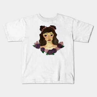 Seasonal Flower Girls- Spring Kids T-Shirt